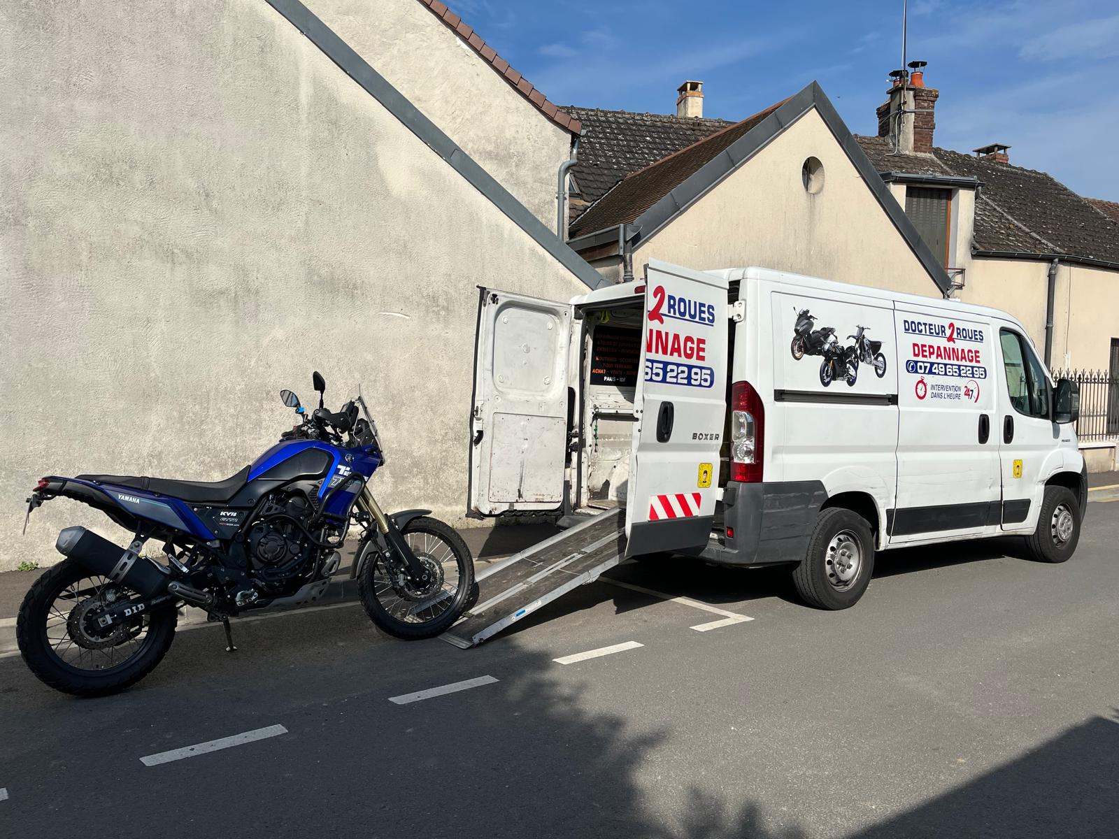 remorquage moto